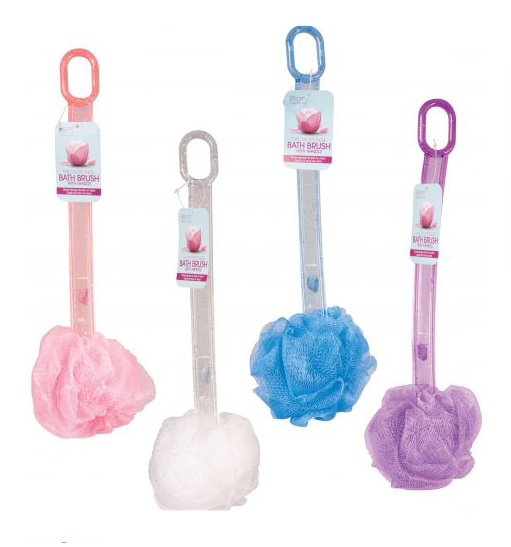 Bath Brush W/Handle 38cm