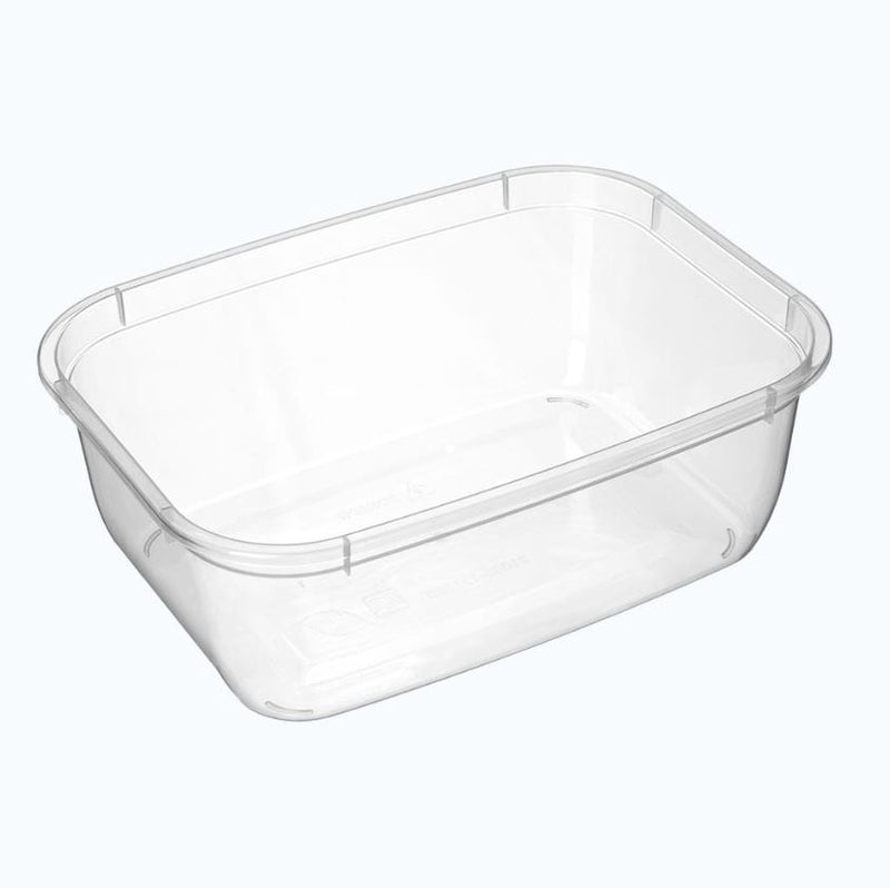 BonWare™ PP Rectangular Food Storage Container, 1000ml, Single, Multi-Use