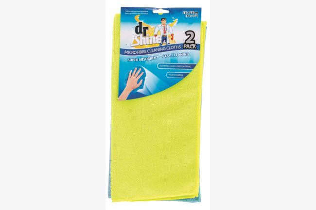 Clean Cloth, Microfibre, 2 Pack, 35 x 35mm