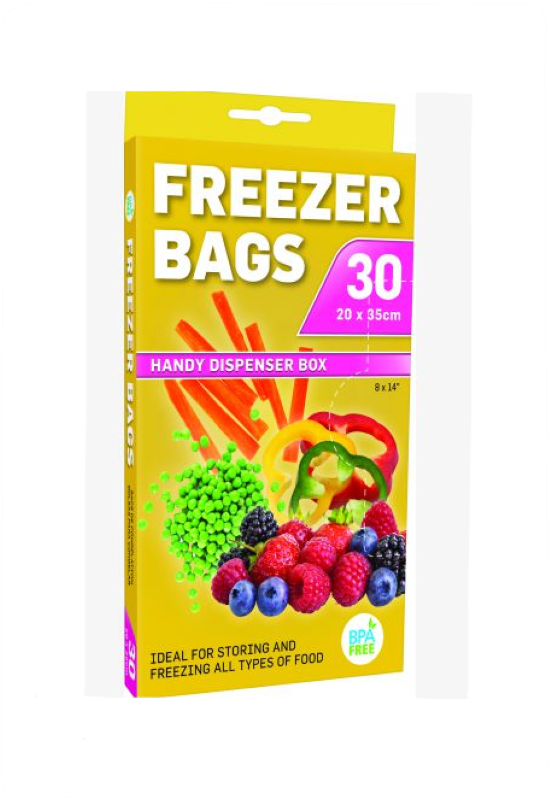 Freezer Bags, 35x20cm, Pack of 30