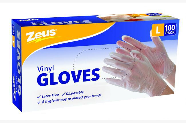 Gloves Disposable Lg 100pk