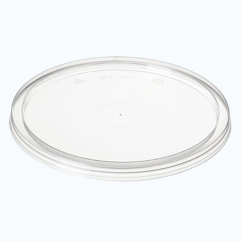 BetterSelection™ PP Flat Lids for Round Containers, Pack of 50