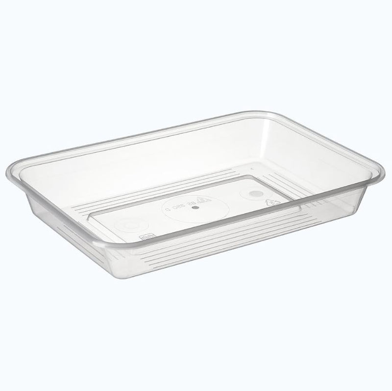 BetterSelection™ PP Rectangular Wide Base Containers, 700ml, Single