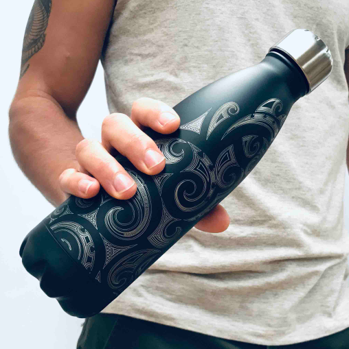 WK Vacuum Bottle -Kowhaiwhai