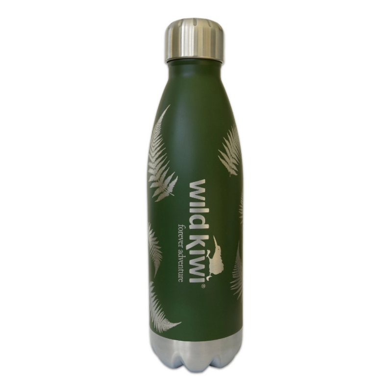 Vacuum Bottle, 600ml, Hot or Cold, Ferns, Wild Kiwi