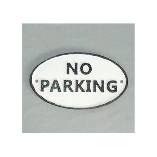 No Parking Plaque