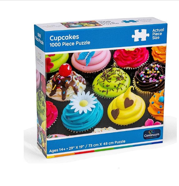 Continuum Games Cupcakes 1000 Piece Jigsaw Puzzle