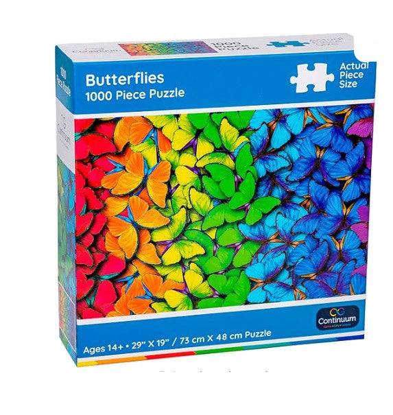 Continuum Games - Butterflies - 1000 Piece Jigsaw Puzzle