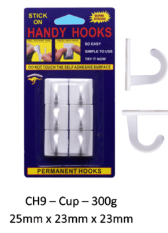 Permanent Hook - Cup – 300g Card of 6