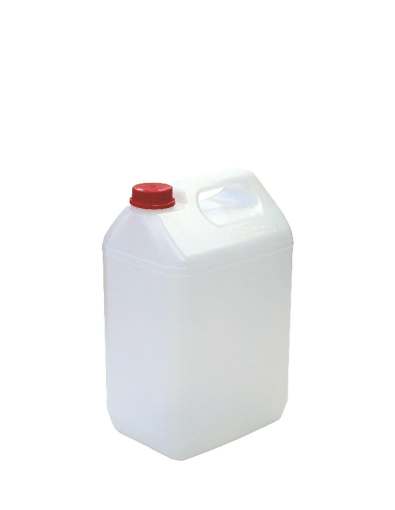 5 Litre Industrial Jerry Can, Natural with Cap DG”