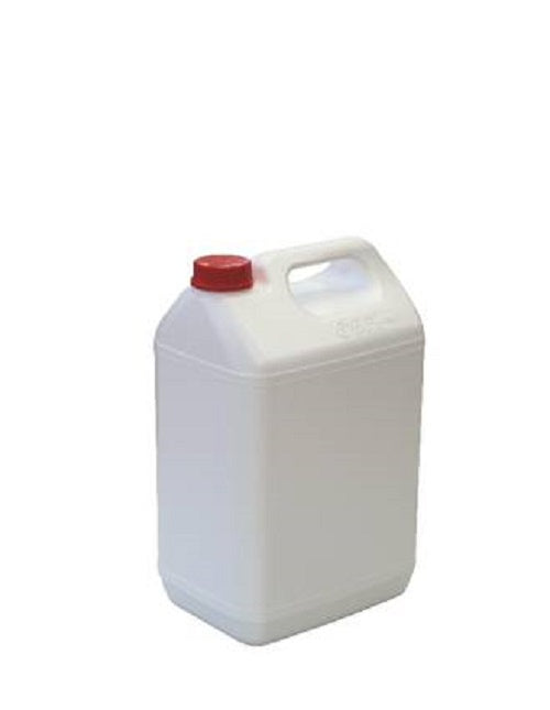 5 Litre Industrial Jerry Can, White with Cap DG
