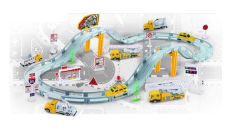 Construction Truck Track Set