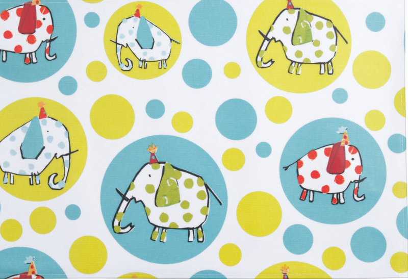 Placemat, PVC Kids, Elephants