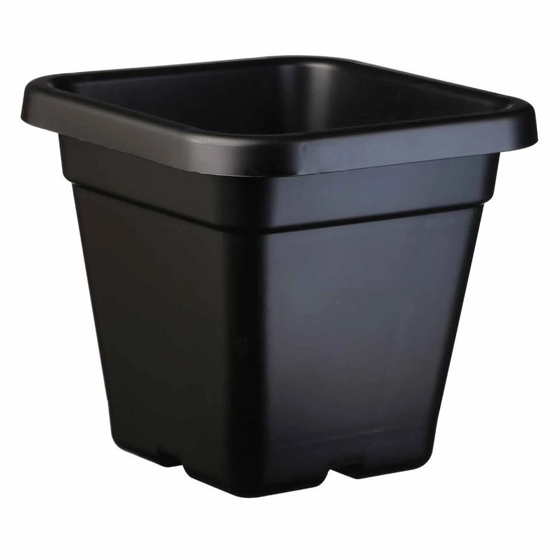 Planter, Square 44 Lit, Black