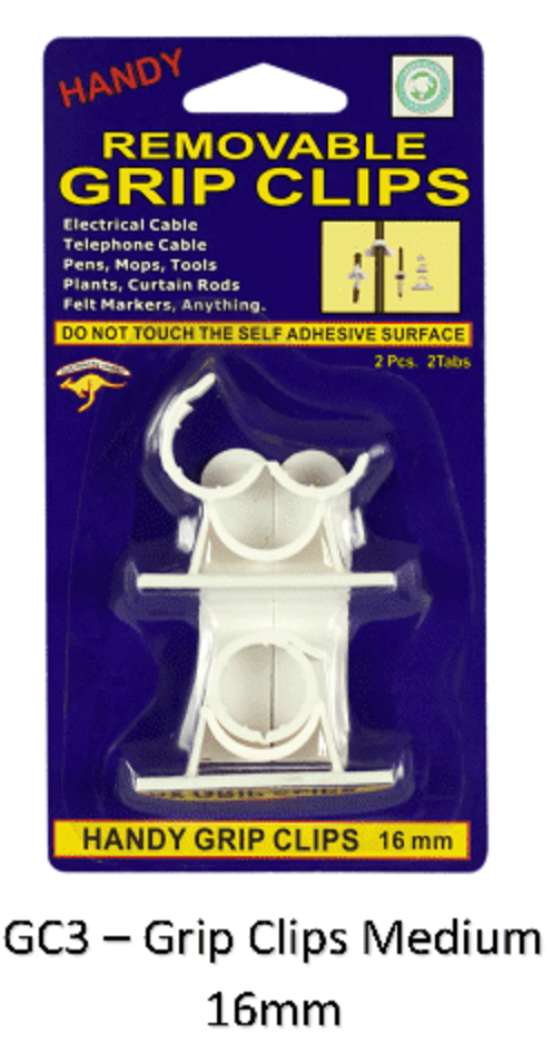 Grip Clips - Medium –16mm Card of 2