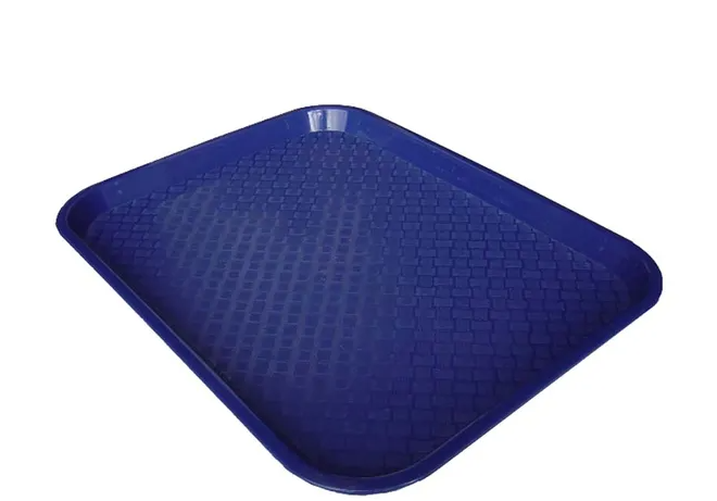 Fast Food Tray, Large, Blue