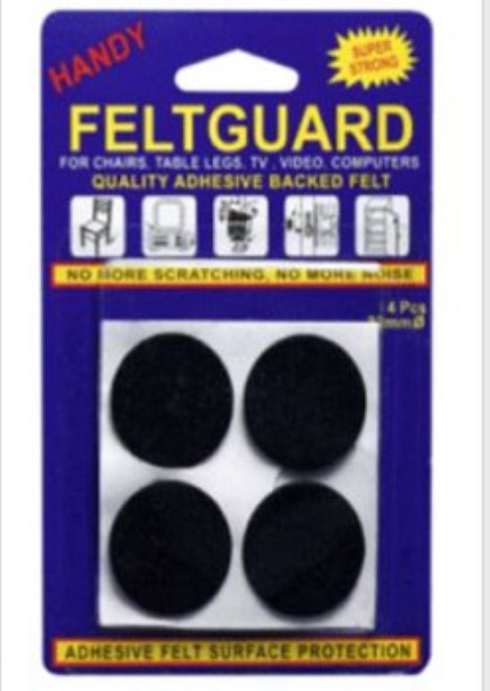 Felt Die Cuts – 32mm Card of 4