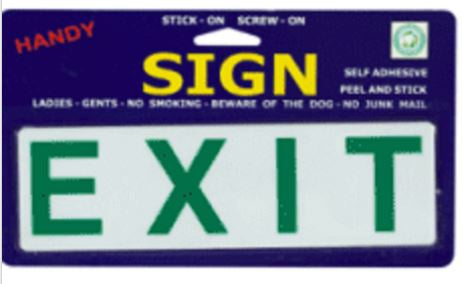Exit Sign - Large