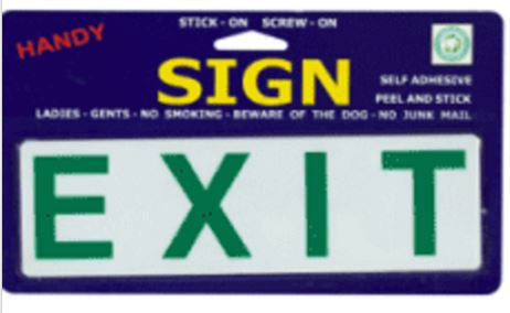 Exit Sign - Large