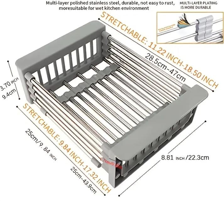 Stainless Steel Dish Draining Rack