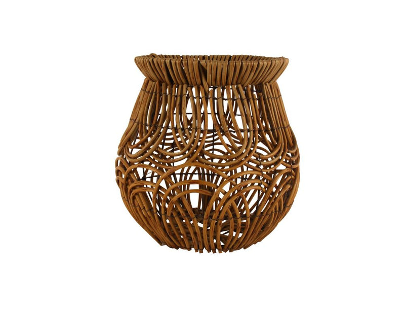 Nova Pu Rattan Planter Basket 31 X 31 Cm