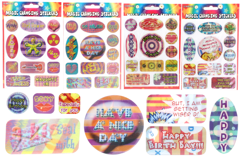 Stickers Magic Changing Word Picture