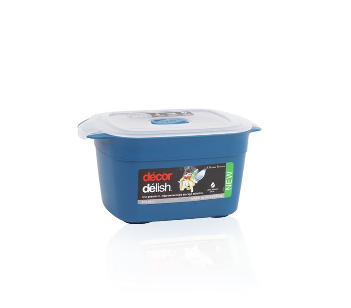 Décor Delish™ Food Container, Oblong, 1.9L