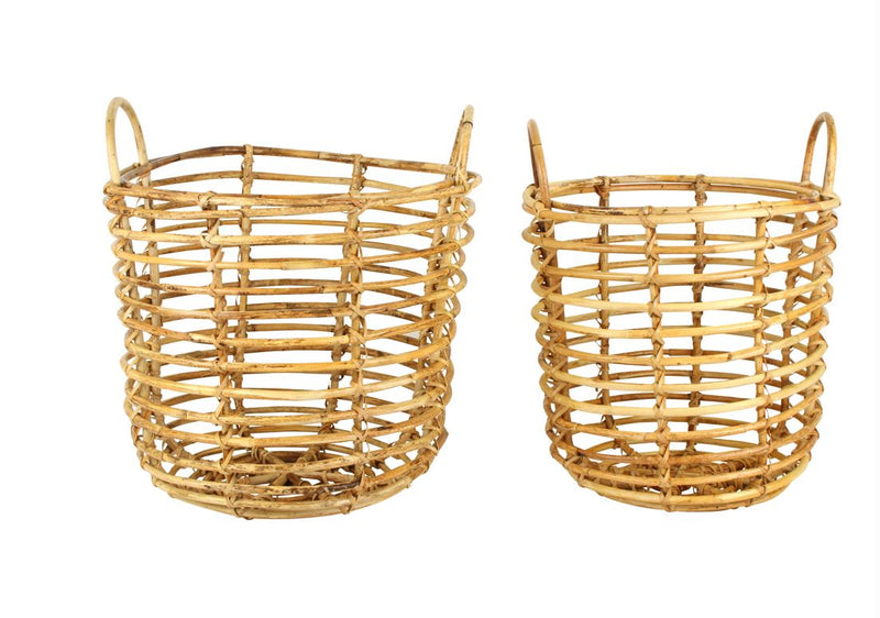 Ralu S/2 Rattan Baskets 44x43cm