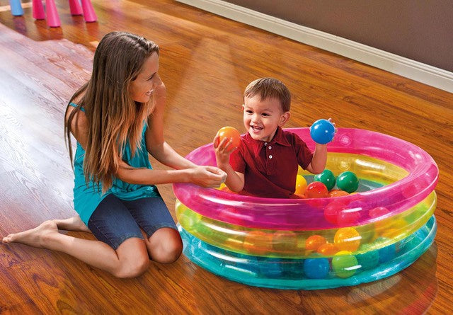 Intex Classic 3-Ring Baby Ball Pit, Ages 1-3