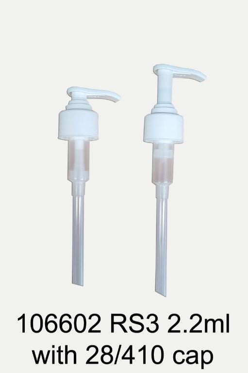 Lotion Pump Dispenser RS3 28-410 2.2ml Dose DT-241mm