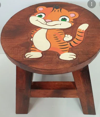 Kids Stool Tiger