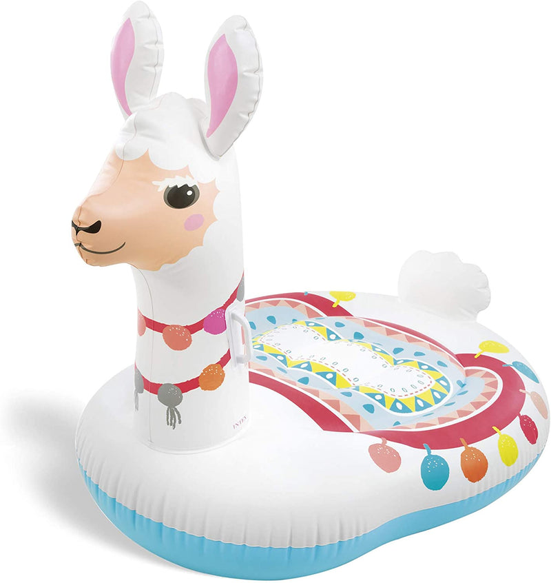 Intex Cute Llama Ride-On, Age 3+ (1.35mx94cmx1.12m)