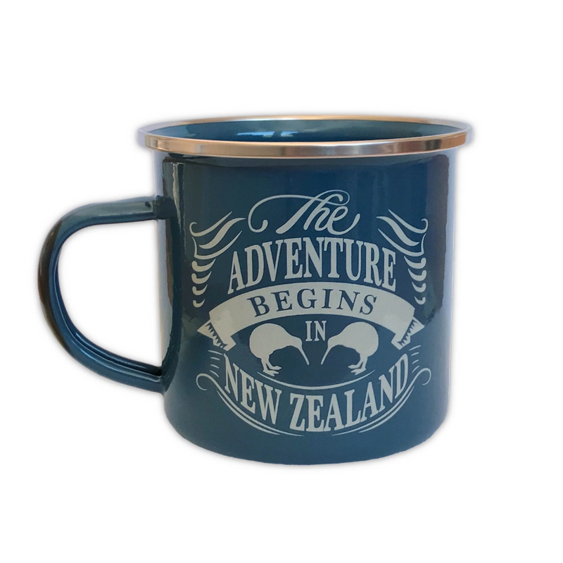 Wild Kiwi Tin Mug - Kombi