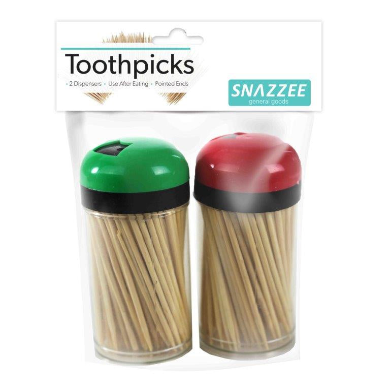 Toothpicks In Dispenser 2pk