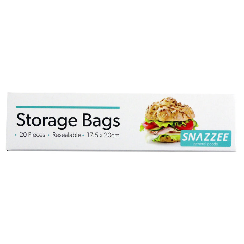 Storage Bags With Zipper 20pk