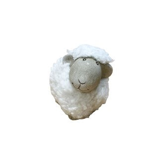 Ceramic Sheep With Fur