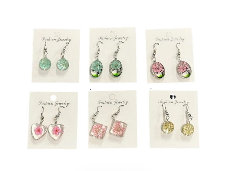 Acrylic Resin Earring Pair - Assorted Styles