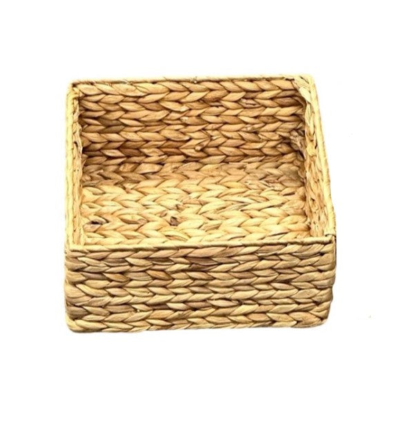 Water Hyacinth Basket Square - Medium