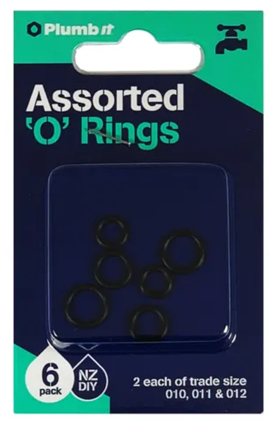O Rings 6pk Trade Size 10