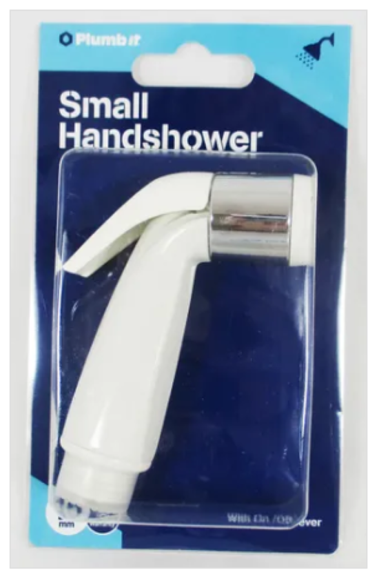 Small Hand Shower white