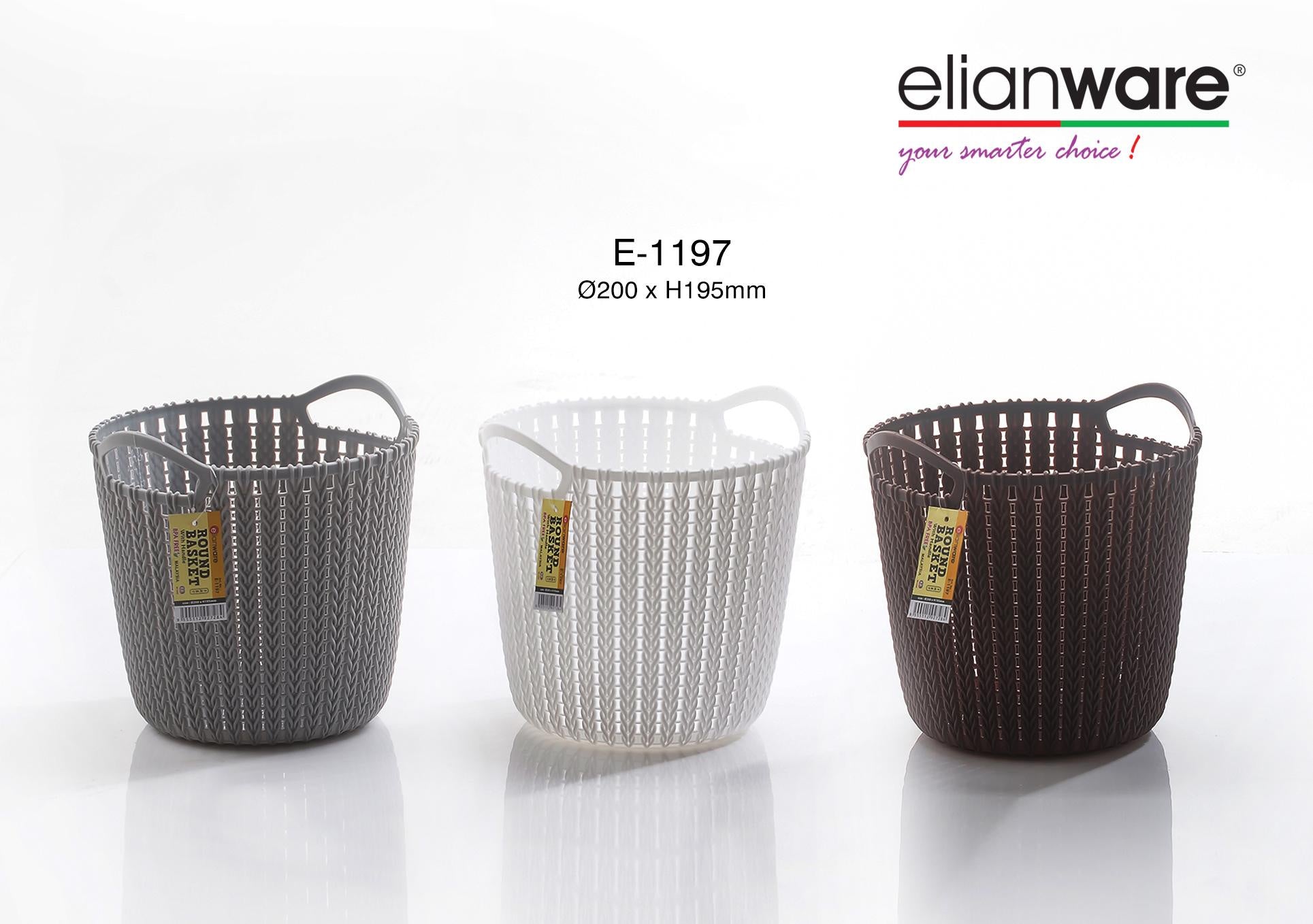 Round Basket With Handle