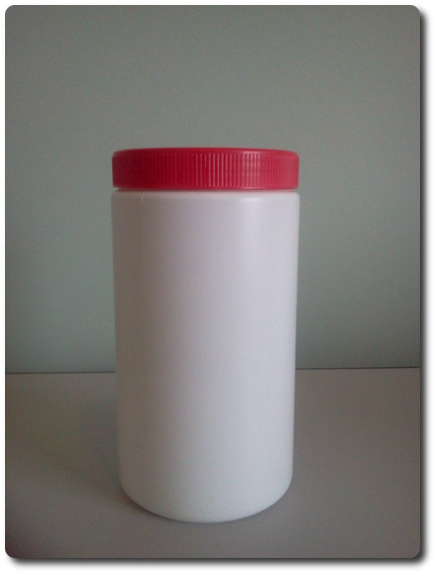 Round BM Jar 1 Lit White