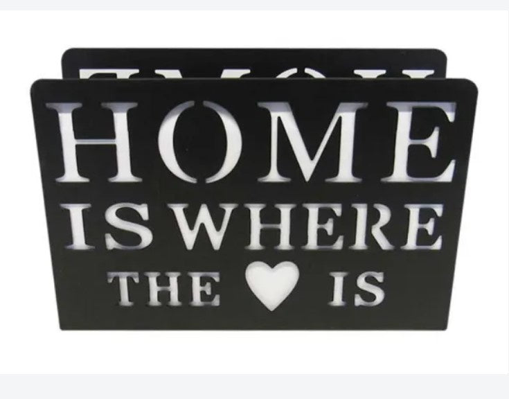 Napkin Holder - Metal Black