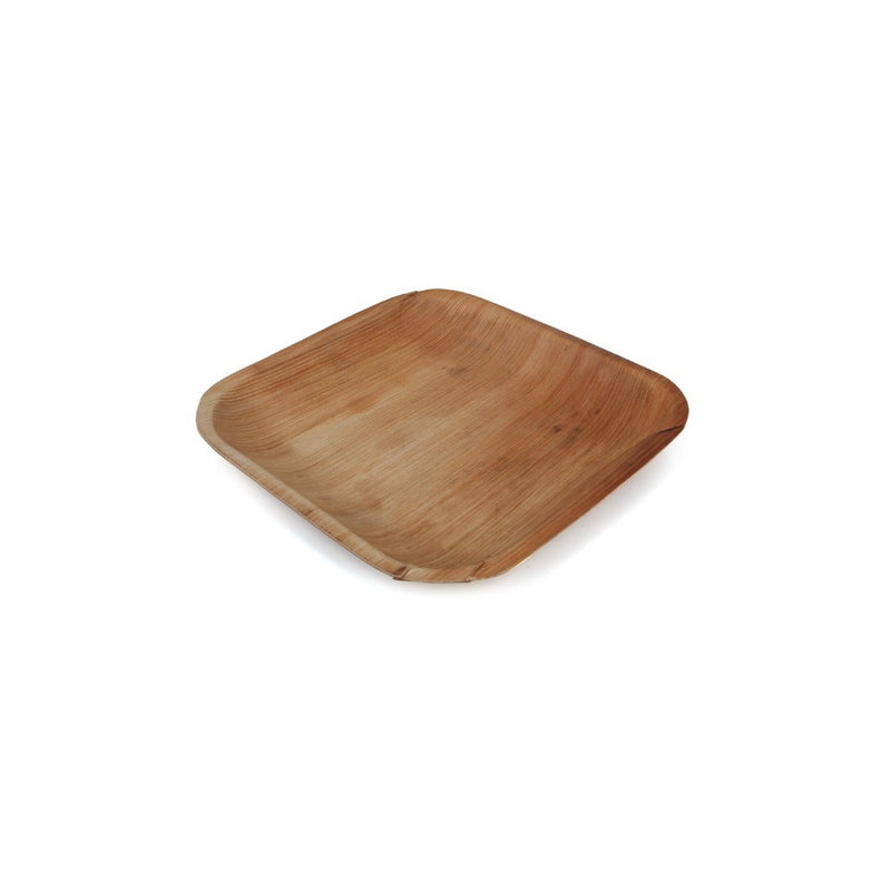 Palm Leaf Square Classic Plate 10pc/pk - 10cmx10cm