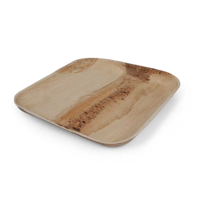 Palm Leaf Square Classic Plate 10pc/pk - 20cmx20cm