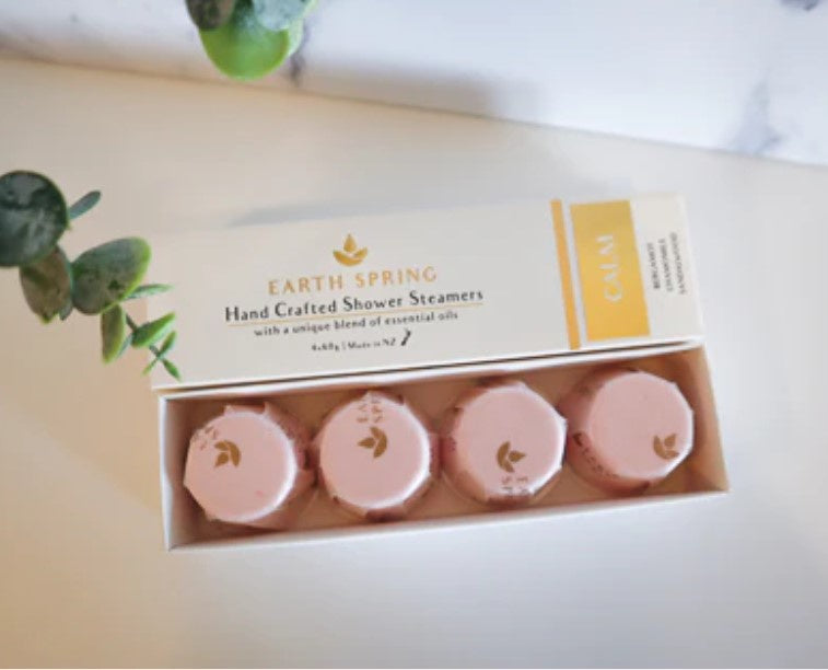 Earth Spring Shower Steamer - Calm (box of 4)