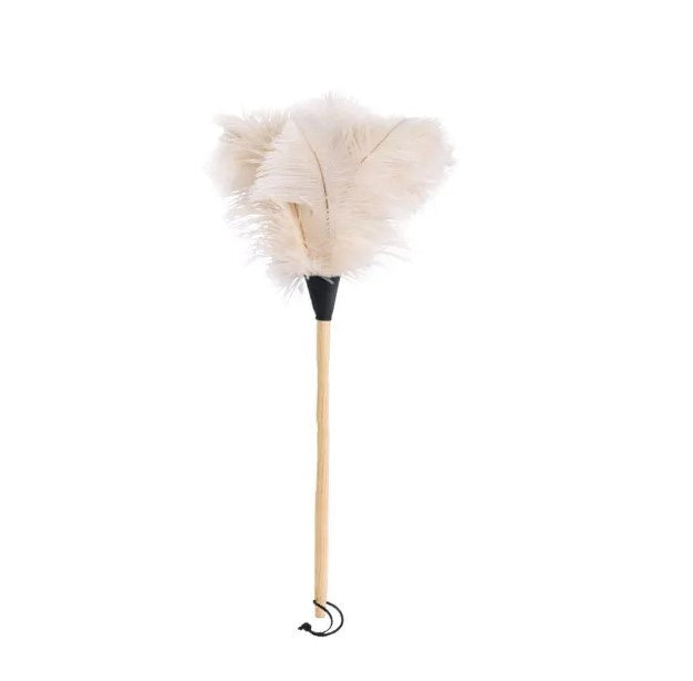 Florence Ostrich Feather Duster 44cm White