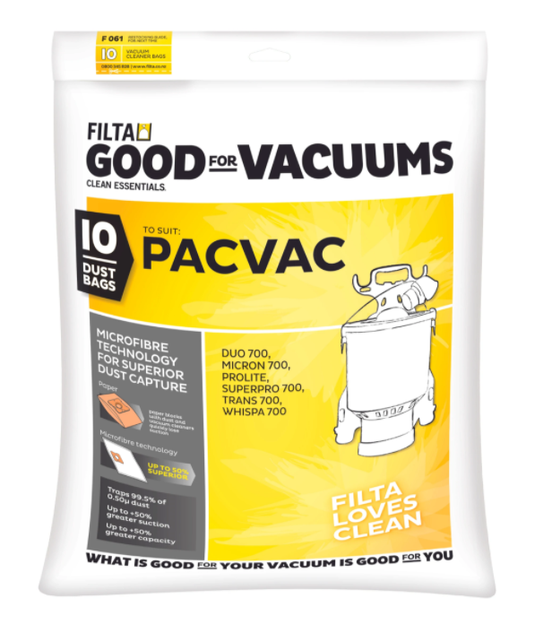 Filta Pacvac Superpro Vacuum Bags, 10