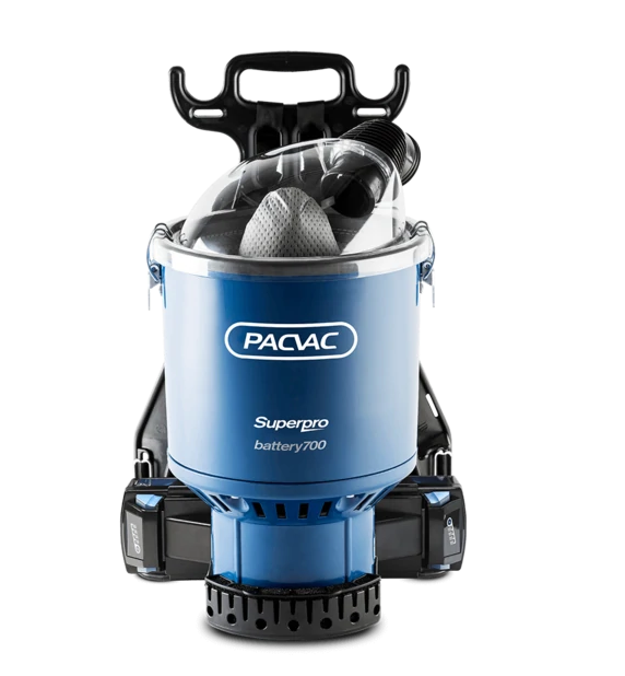 Pacvac's Superpro Battery BackPk Vacuum Cleaner 'ORDER ONLY"