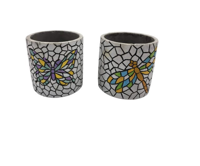 Mosaic Plant Pot 11cm